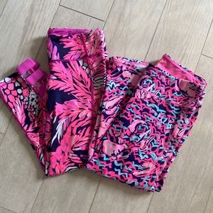 BUNDLE Lilly Pulitzer luxletic capris. Medium.